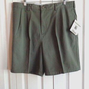 NWT Mens Review By Baxter Chino Khaki Shorts Irregulars Size 36
